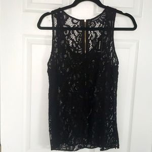 Black Lace Express shirt new with tags